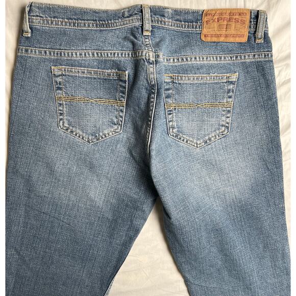Vintage Express Flare Denim Precision Fit Cetine Women Jean's 32x32 - Picture 8 of 8